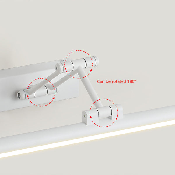 Bathroom mirror wall light