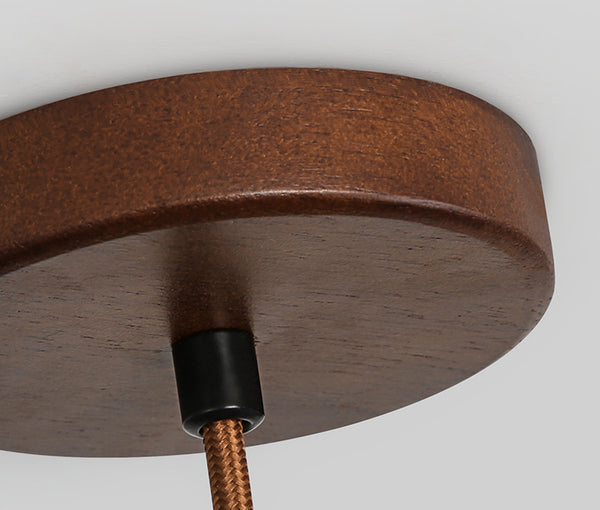 Lustre en travertin jaune français de style Wabi-sabi