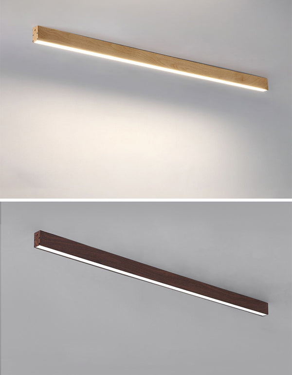Lange Deckenlampe im japanischen Stil