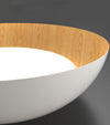 Nordische kreative Deckenlampe mit Holzmaserung