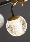 Lustre de luxe moderne entièrement en cuivre