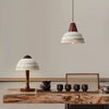 Japanese style solid wood ceramic chandelier