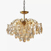 French retro glass chandelier