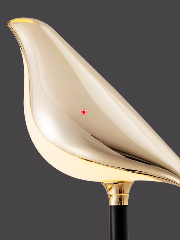 Lampe de table de chambre à coucher créative en forme d'oiseau nordique