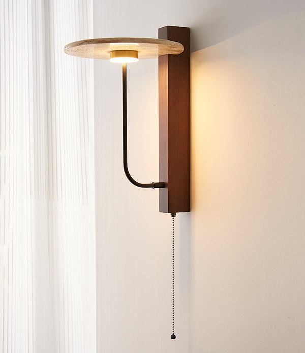 Japanese style retro bedside wall lamp