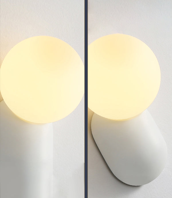 Applique murale de chambre de style nordique crème