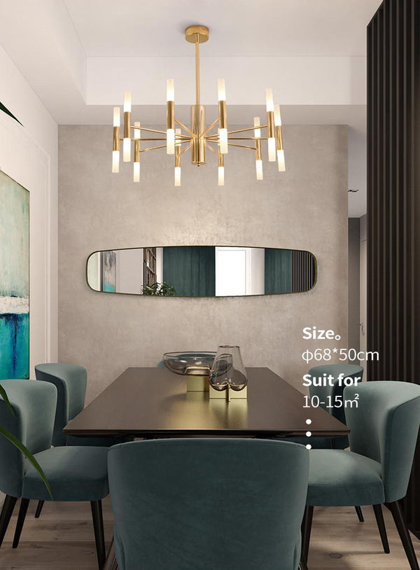 Nordischer LED-Kerzenleuchter