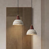 Japanese style solid wood ceramic chandelier