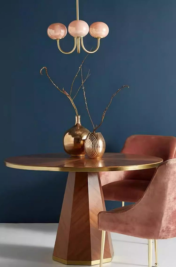 Cremefarbener Bauhaus-Kronleuchter aus Glas