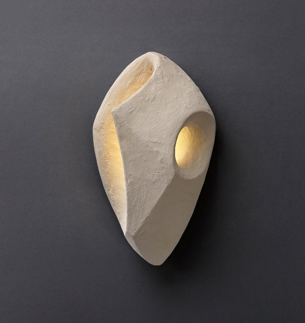 Wabi-sabi style wall lamp