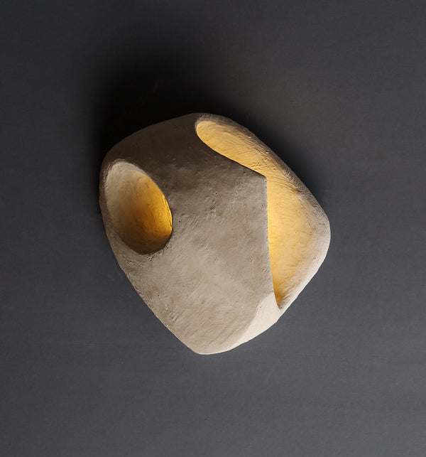 Wabi-sabi style wall lamp