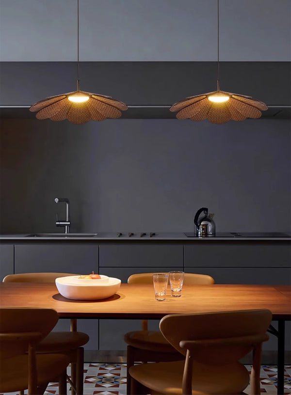 Bamboo Petal Chandelier