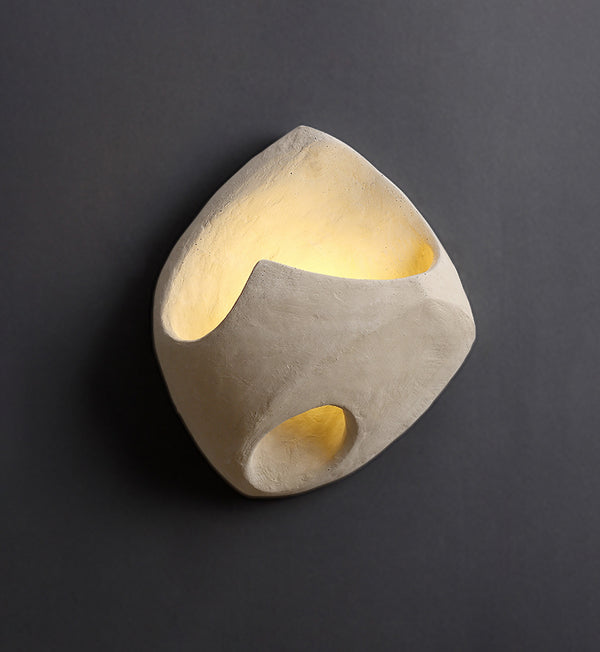 Wabi-sabi style wall lamp
