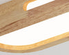 Solid wood LED ceiling light strip