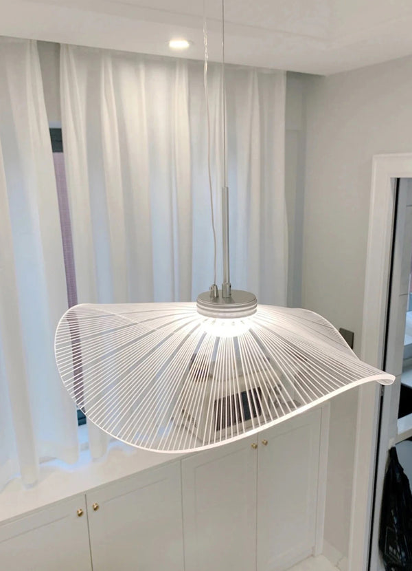 Designer personalisierte kreative Lotusblatt Strohhut Kronleuchter