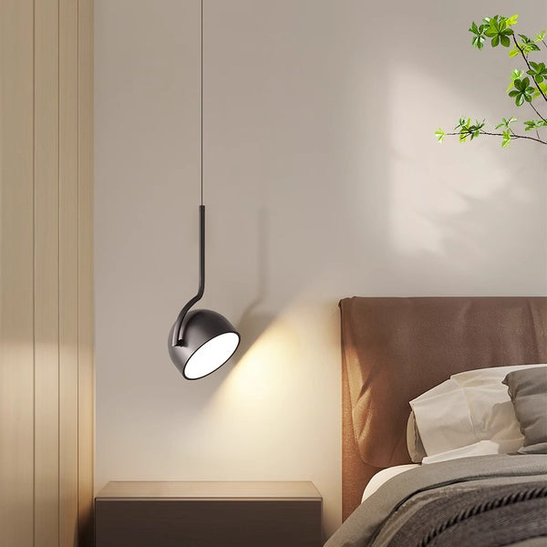 Nordic LED rotatable bedroom bedside Pendant light