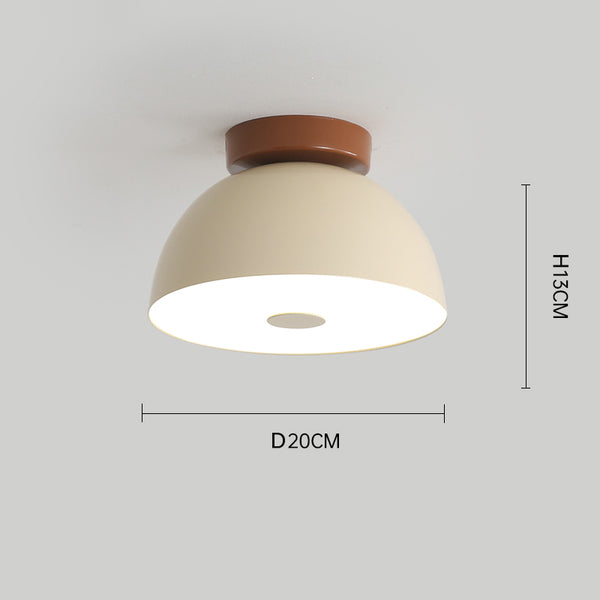 Medieval cream style corridor ceiling lamp