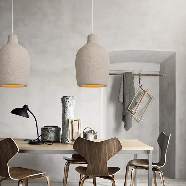 Lustre de style japonais wabi-sabi