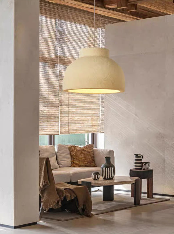Kronleuchter im japanischen Creme-Stil