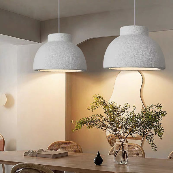 Kronleuchter im japanischen Creme-Stil
