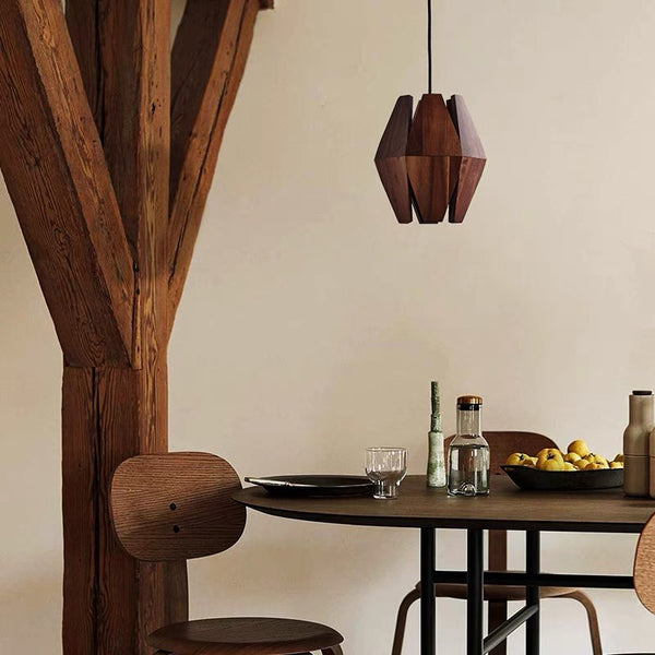 Creative solid wood chandelier