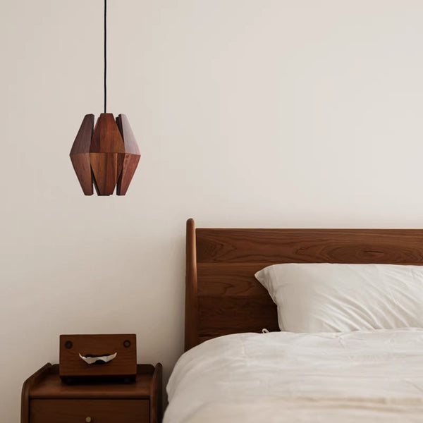 Creative solid wood chandelier