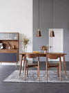 Solid wood all-copper small chandelier
