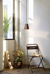Solid wood all-copper small chandelier