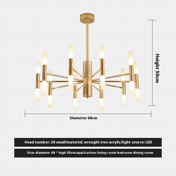Nordischer LED-Kerzenleuchter