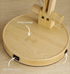Japanese style log creative table lamp
