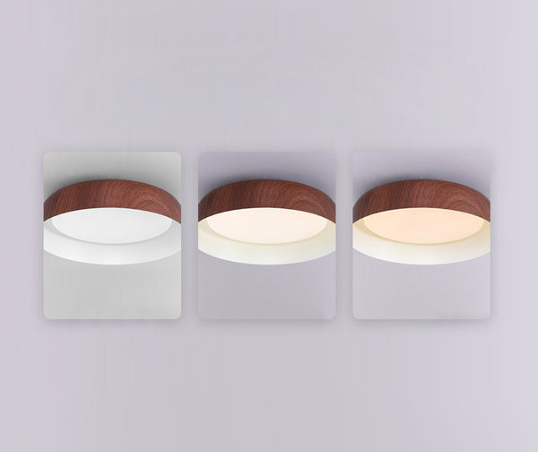 Deckenlampe für Schlafzimmer im japanischen Stil mit Holzmaserung