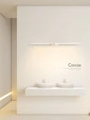 Simple LED retractable mirror front wall lamp