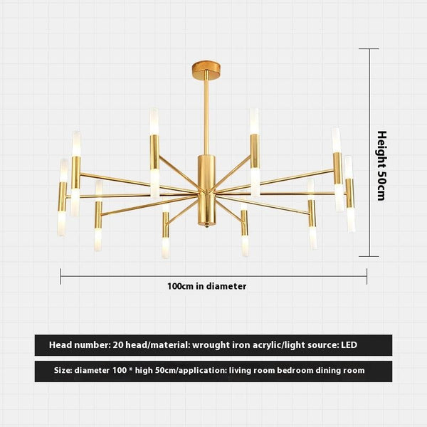 Nordischer LED-Kerzenleuchter