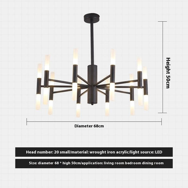 Nordischer LED-Kerzenleuchter