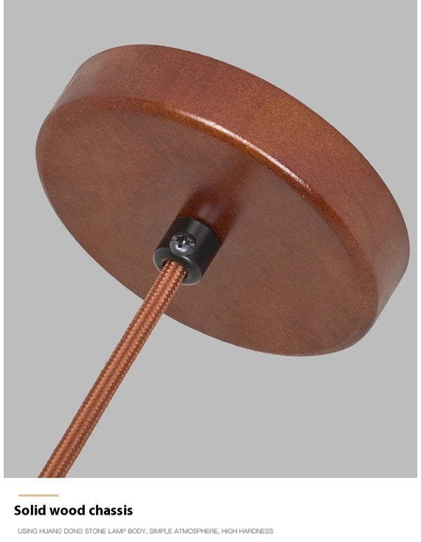 Lustre de restaurant de chevet de chambre à coucher de style wabi-sabi