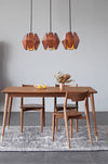 Creative solid wood chandelier