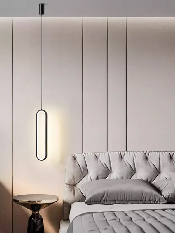 Minimalist LED bedroom bedside living room background wall Pendant light