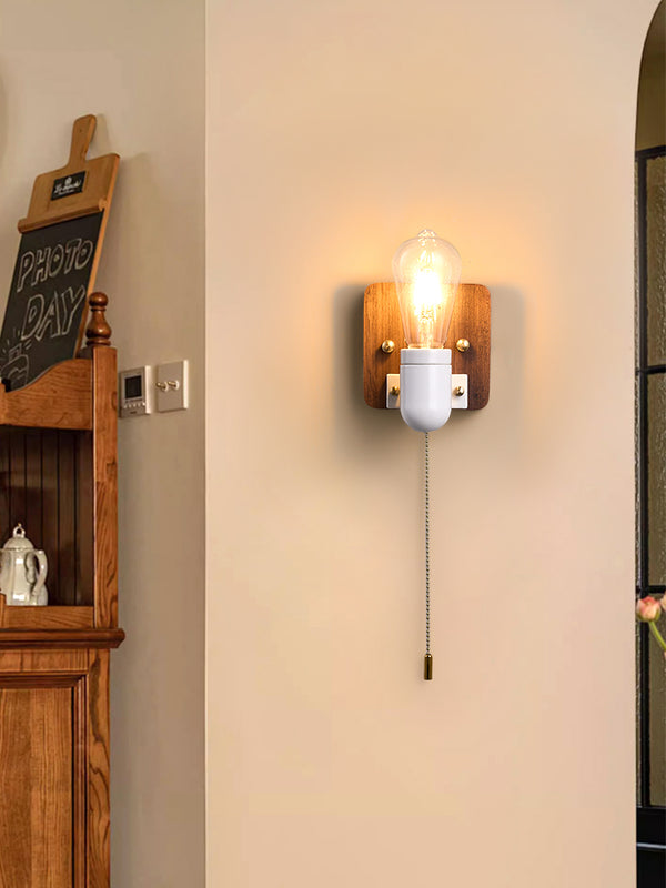 Applique murale de chevet rétro en céramique pour couloir