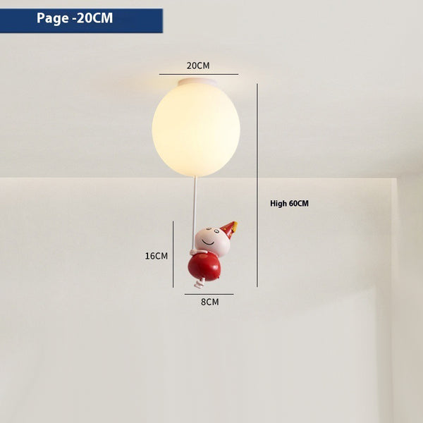 Kreative Ballon süße Cartoon Deckenlampe