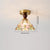 French retro creative butterfly aisle ceiling lamp