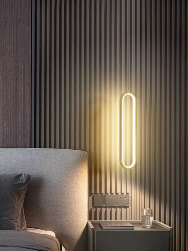 Minimalist LED bedroom bedside living room background wall Pendant light