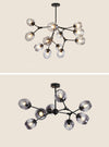 Creative and personalized magic bean molecular chandelier