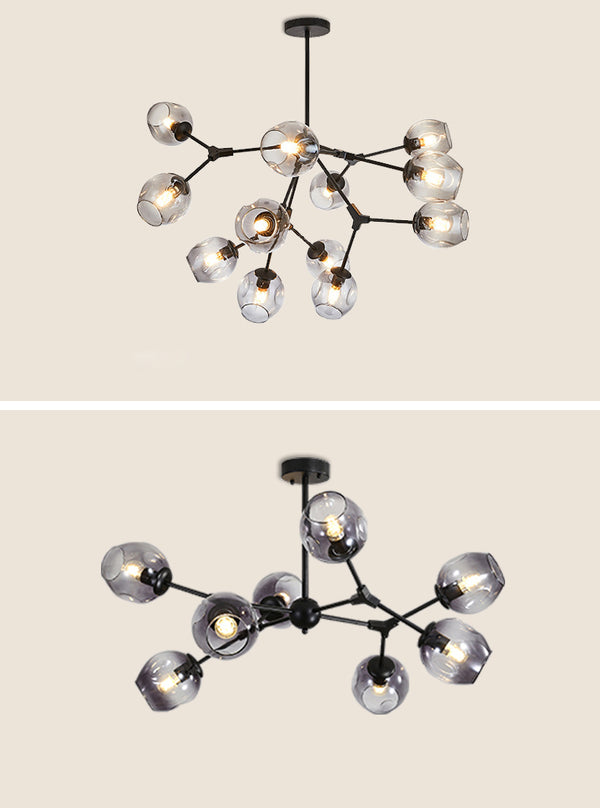Creative and personalized magic bean molecular chandelier