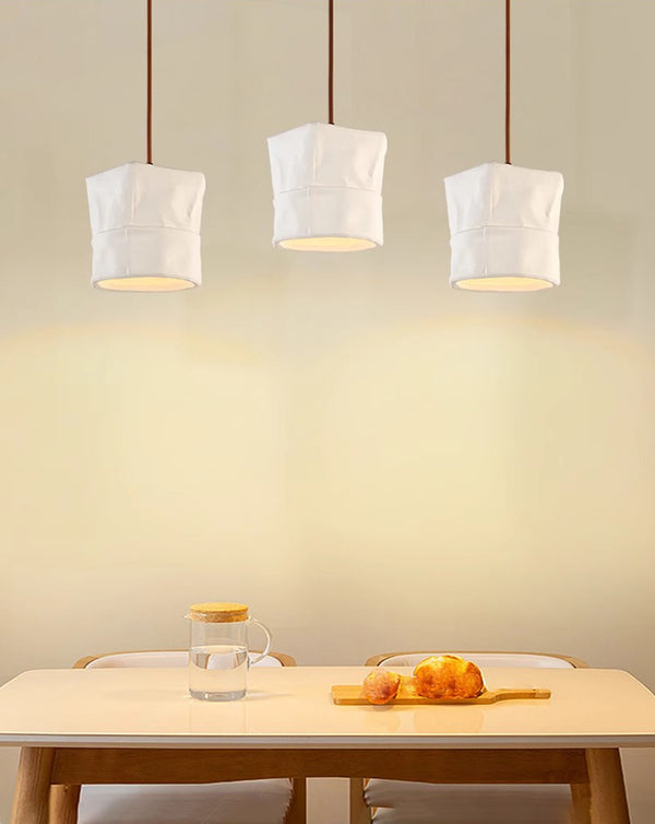 Lustre de restaurant de chevet de chambre à coucher de style wabi-sabi