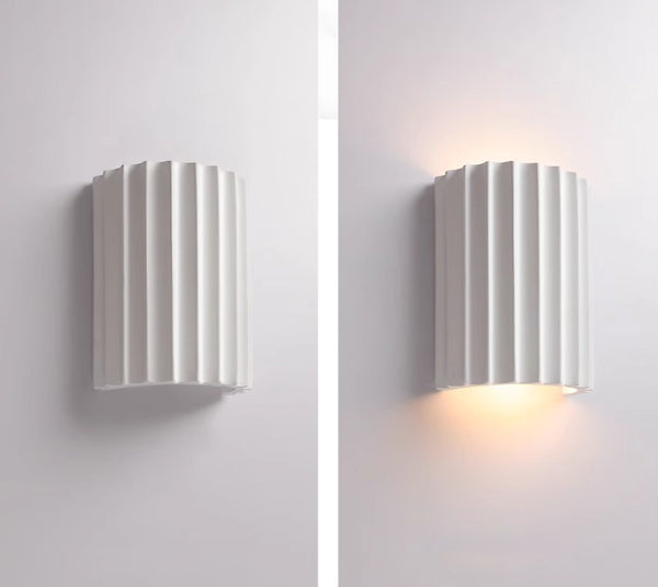 French cream style bedroom bedside corridor wall lamp