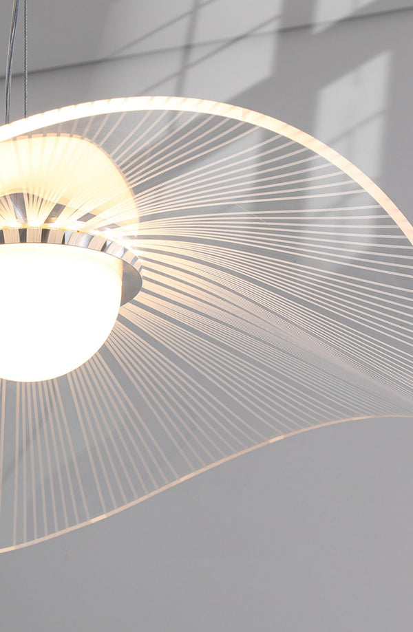 Designer personalisierte kreative Lotusblatt Strohhut Kronleuchter