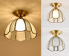 European style copper home decoration corridor entrance balcony small ceiling lamp