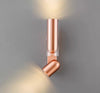 Nordic minimalist double head rotatable bedroom bedside wall lamp