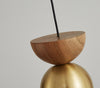 All copper bedroom bedside chandelier