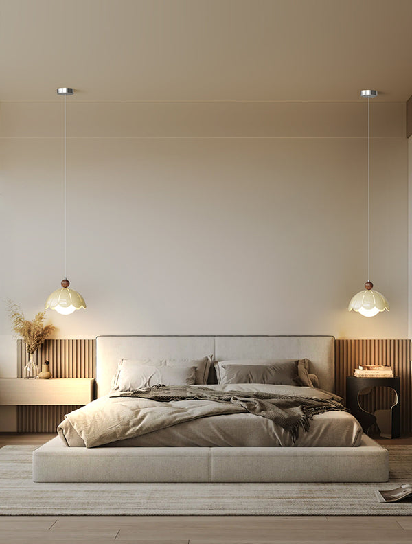 French cream style bedroom bedside chandelier
